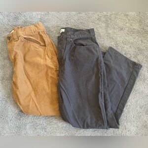 Blue Mountain Canvas Utility Pants 100 % Cotton Bundle